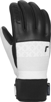 Reusch Re:Knit Elisabeth R-TEX® XT 6131204 1101 weiss schwarz front